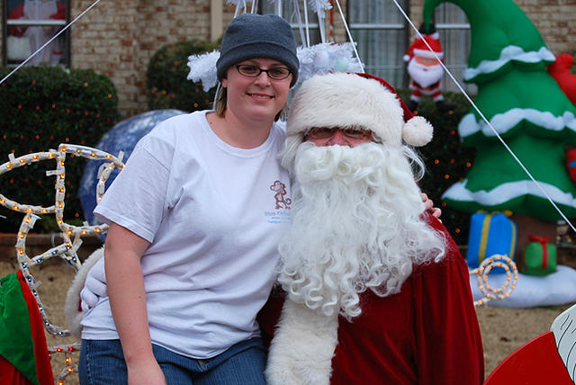 Megan & Santa