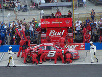 #8 Dale Earnhardt Jr pitstop.